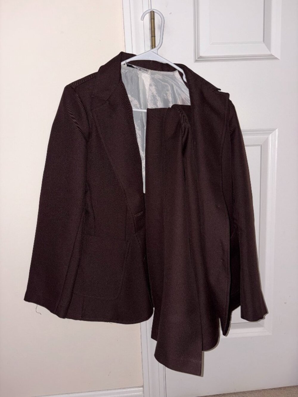 Cannington Boston brown blazer and pants set, juniors size 11/12